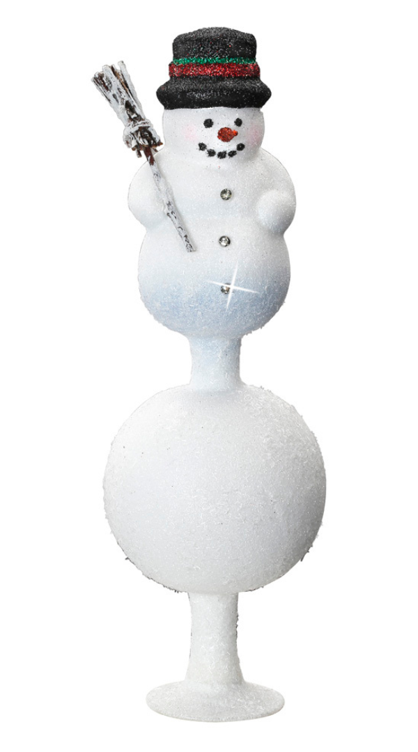 Snow Top Tree Topper by Inge Glas of Germany by Inge Glas of Germany