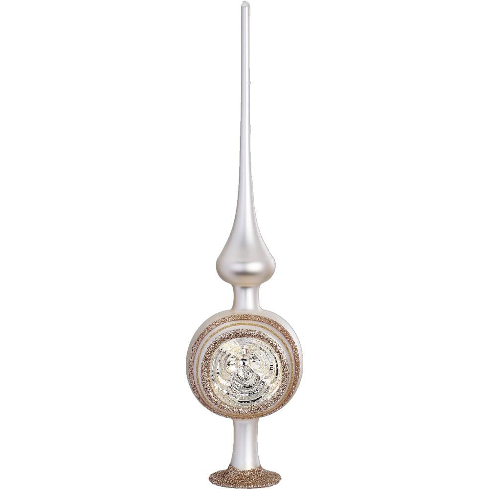 Classic Reflex Tree Topper, champagne matte, 13
