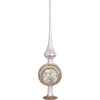 Classic Reflex Tree Topper, champagne matte, 13" by Inge Glas of Germany