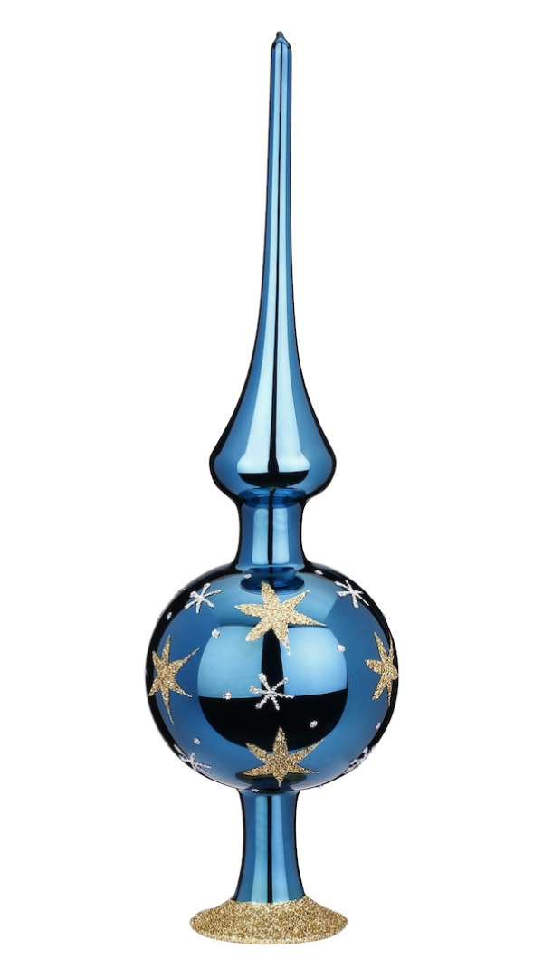 Sparkling Sky Tree Topper, turquoise  by Inge Glas of Germany