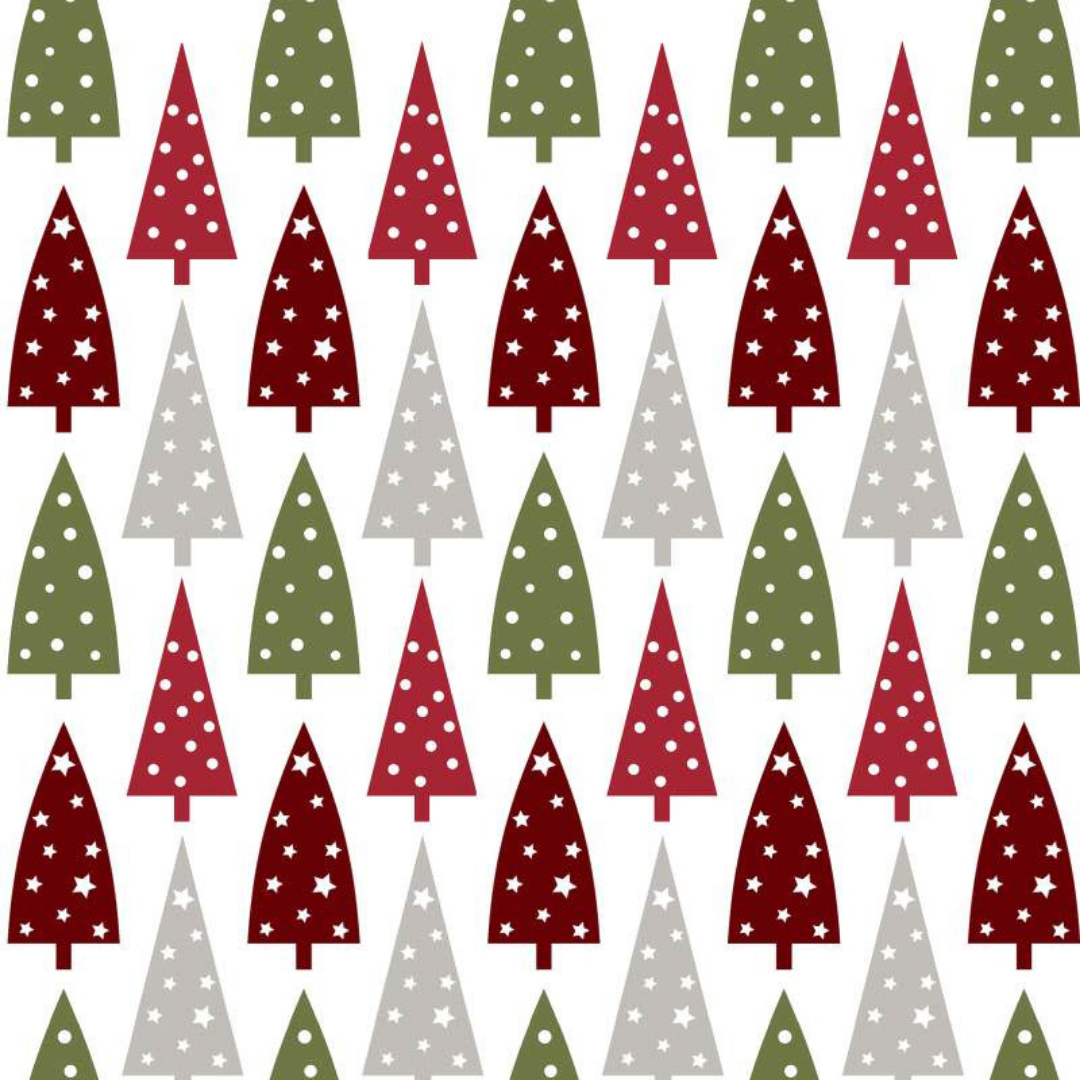 Trees in a Row Cocktail Size Paper Napkins