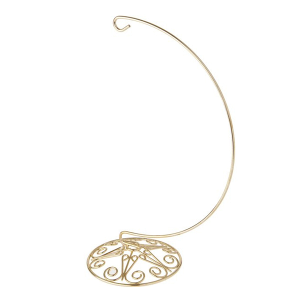 Ornate Ornament Stand, large, brass