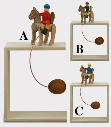 Rocking Toy, Horse with Rider by Werner Spielzeug GmbH