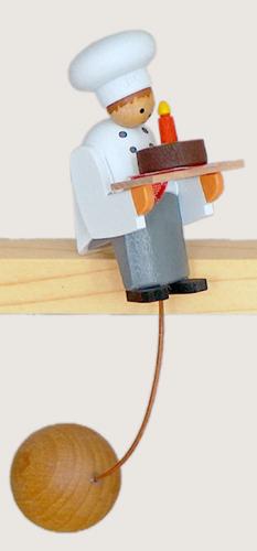 Rocking Pastry Chef Toy with Stand by Werner Spielzeug GmbH