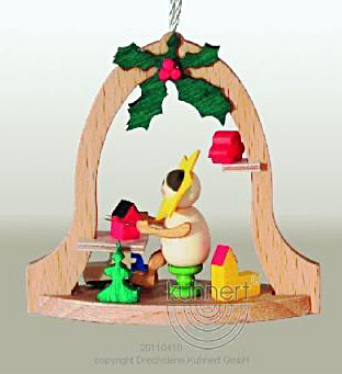 Star Child with House Mini Arch Ornament by Kuhnert GmbH
