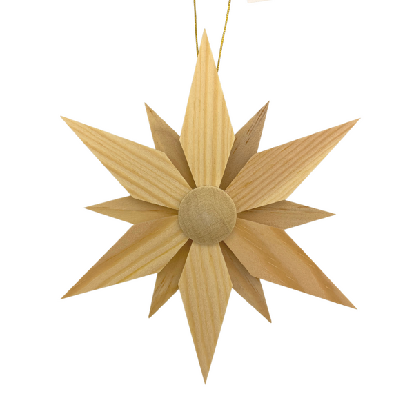 Double Pine Star, 11cm, natural by Martina Rudolph