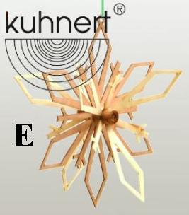 Snow Crystal Ornament, 3D by Kuhnert GmbH