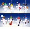 Snowman Band Ornament by Volker Zenker