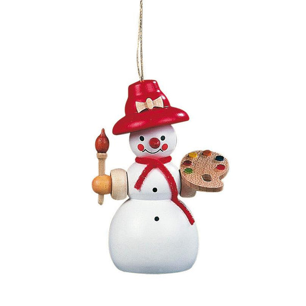 Painted Snow Woman Ornament by Mueller GmbH