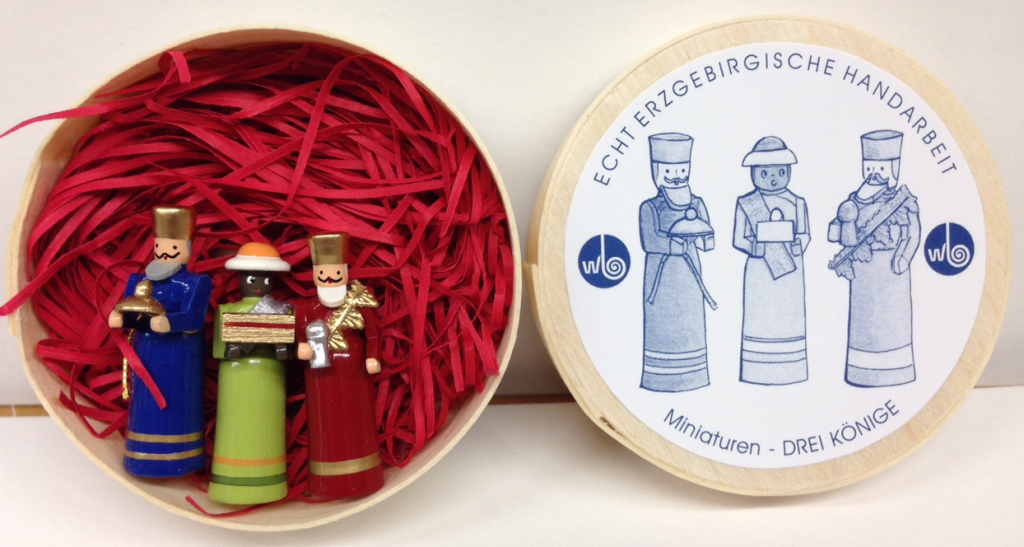 3 Kings in Box Miniature by Wolfgang Braun