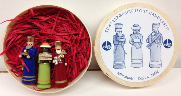 3 Kings in Box Miniature by Wolfgang Braun