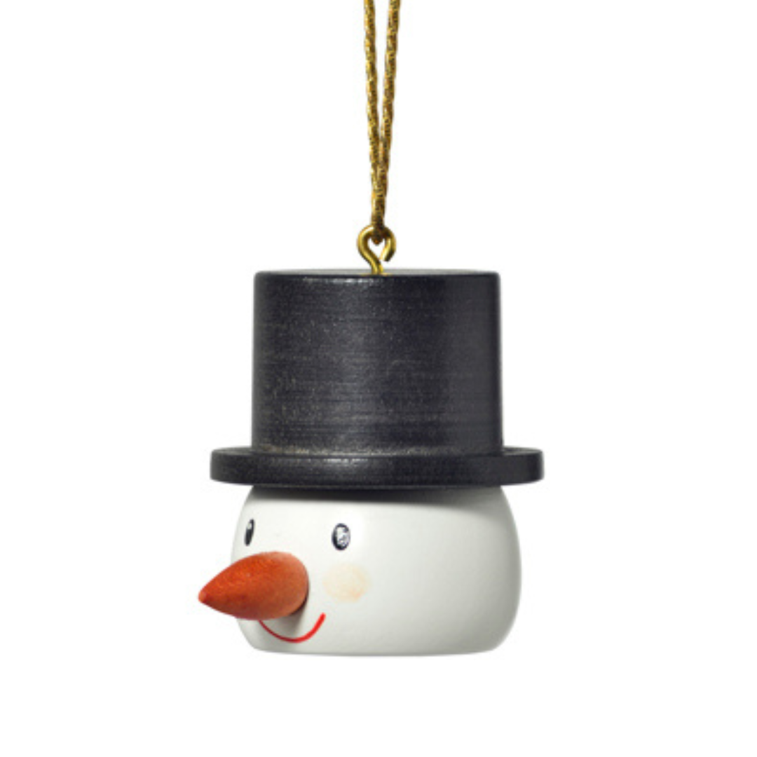 Snowman Head Ornament by KWO