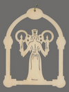 Arch Ornament with Angel by Kunstgewerbe Lenk und Sohn