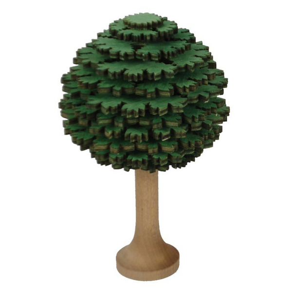 Green Tree, Round, 10cm by Kunstgewerbe Lenk und Sohn