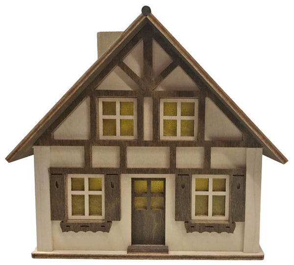 Erzgebirgshaus with Light by Kunstgewerbe Lenk und Sohn