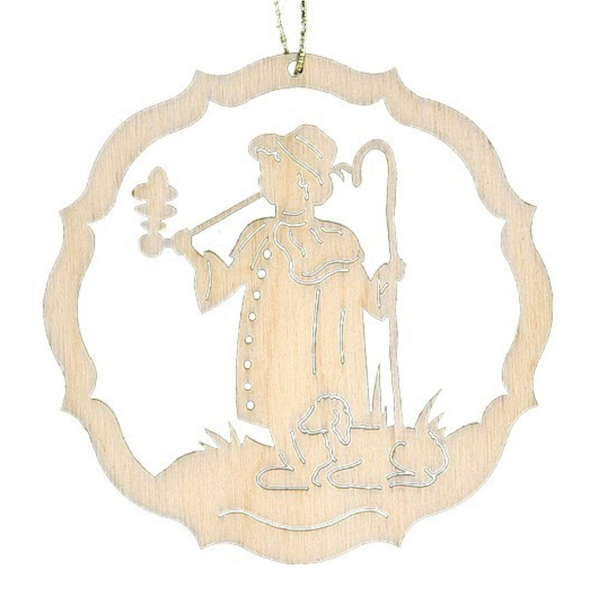 Scroll Circle Ornament by Kunstgewerbe Lenk und Sohn