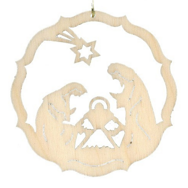 Scroll Circle Ornament by Kunstgewerbe Lenk und Sohn