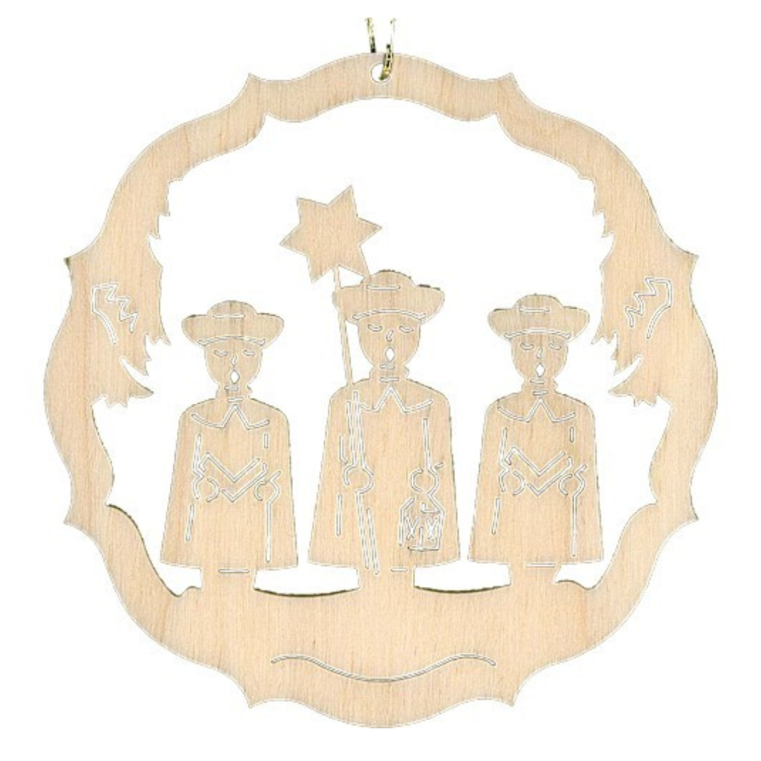 Scroll Circle Ornament by Kunstgewerbe Lenk und Sohn