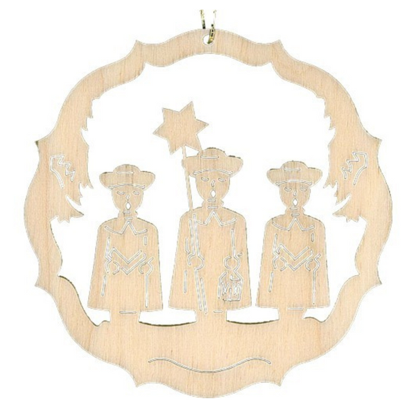 Scroll Circle Ornament by Kunstgewerbe Lenk und Sohn