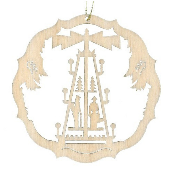 Scroll Circle Ornament by Kunstgewerbe Lenk und Sohn