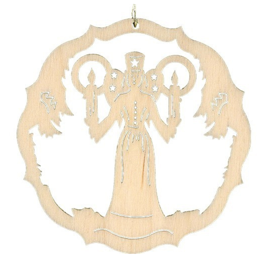 Scroll Circle Ornament by Kunstgewerbe Lenk und Sohn