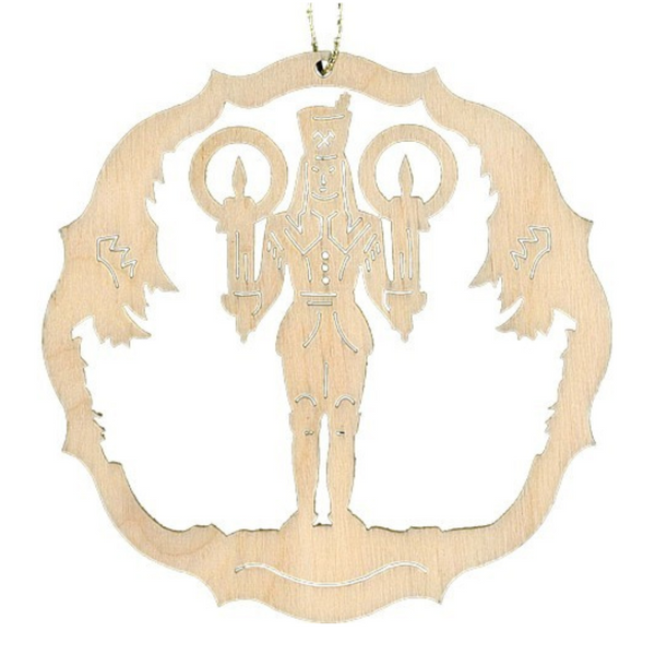 Scroll Circle Ornament by Kunstgewerbe Lenk und Sohn