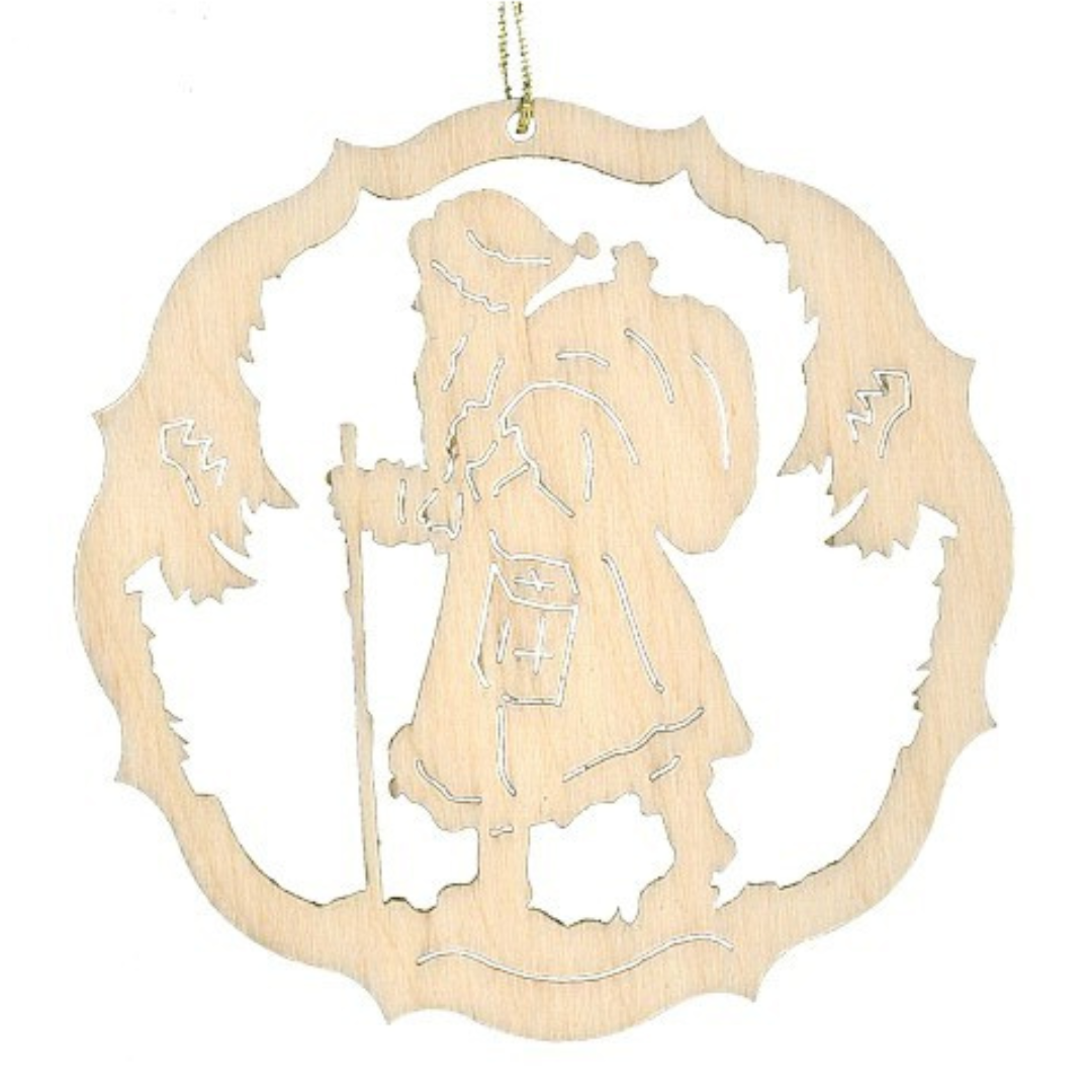 Scroll Circle Ornament by Kunstgewerbe Lenk und Sohn