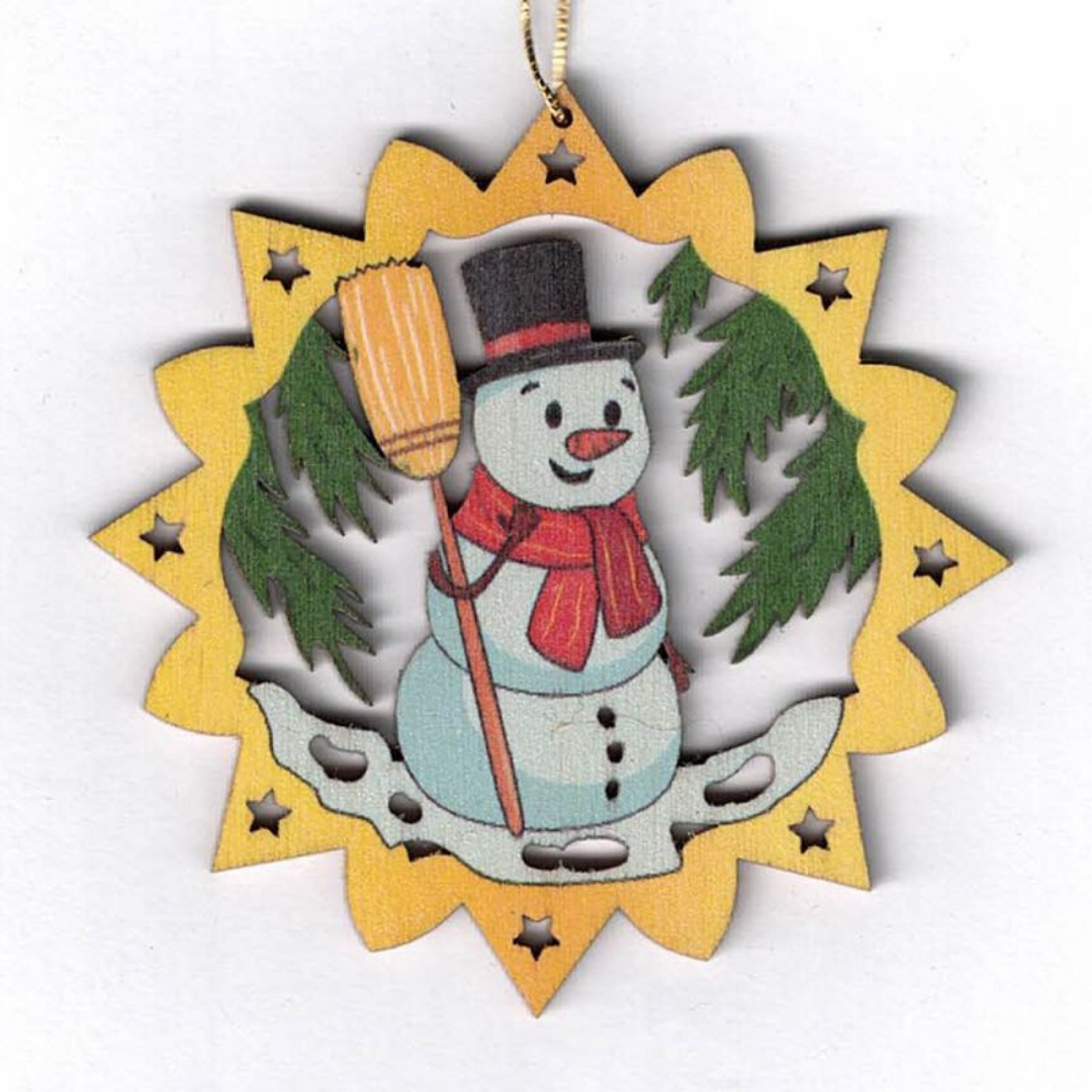 Scroll Circle Ornaments, painted by Kunstgewerbe Lenk und Sohn