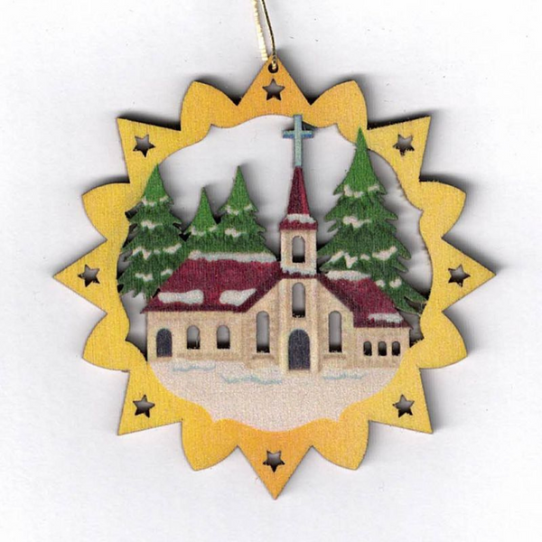 Scroll Circle Ornaments, painted by Kunstgewerbe Lenk und Sohn