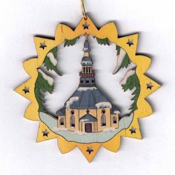 Scroll Circle Ornaments, painted by Kunstgewerbe Lenk und Sohn