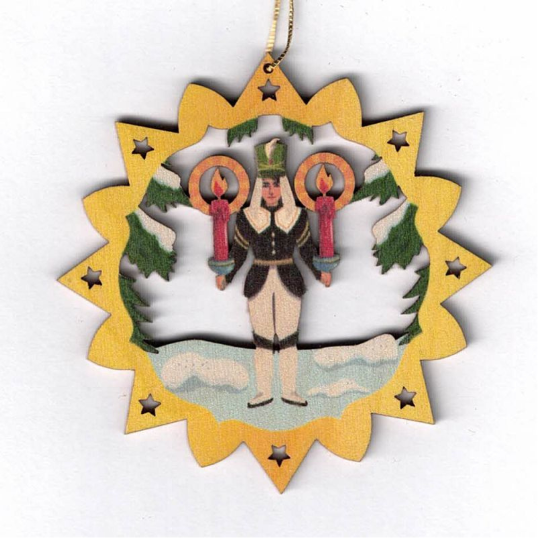 Scroll Circle Ornaments, painted by Kunstgewerbe Lenk und Sohn