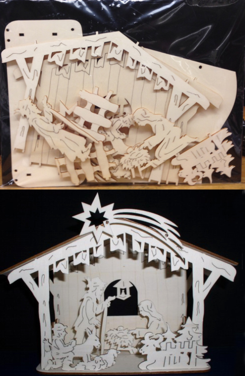 8" Tall Make it Yourself Nativity Kit by Wandera GmbH