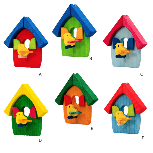 Bird House Ornament by Graupner Holzminiaturen