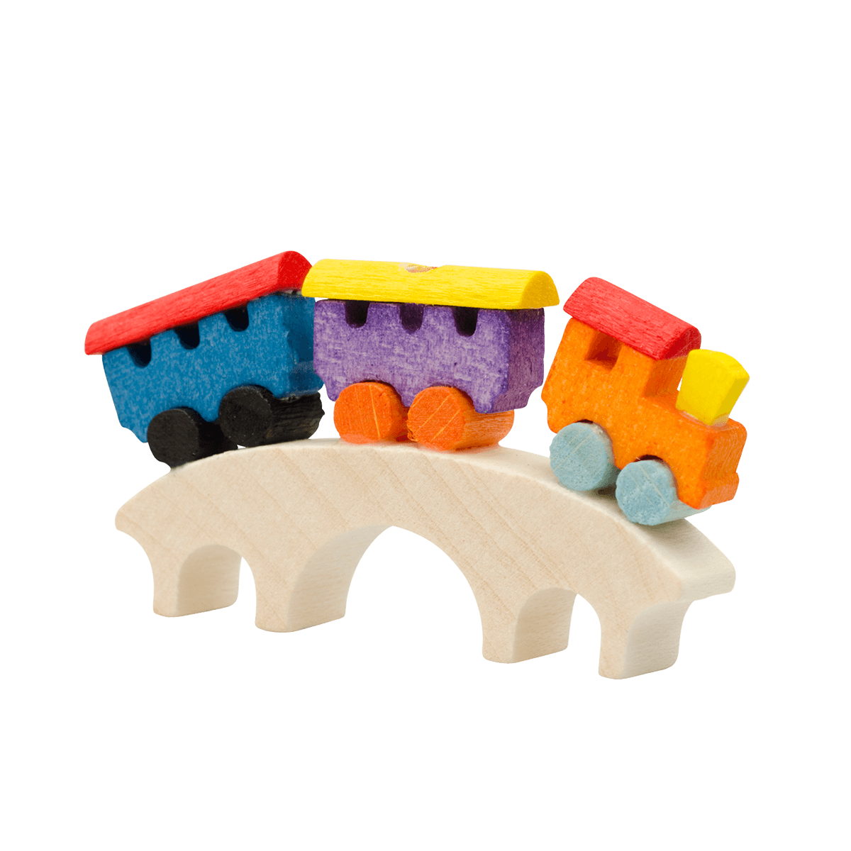 Train Over Bridge Ornament by Graupner Holzminiaturen