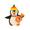 Penguin Ornament by Graupner Holzminiaturen