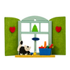 Christmas window ornament by Graupner Holzminiaturen