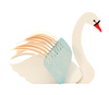 Swan ornament by Graupner Holzminiaturen