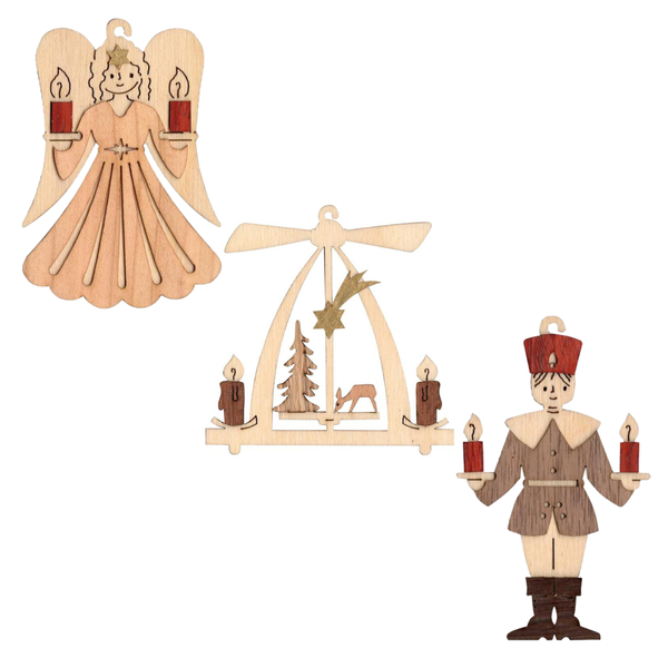 Ore Mountain Figure Ornaments by Kuhnert GmbH