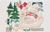 DIY Kit, Sporty Snowmen Window Hanging Decoration by Kuhnert GmbH