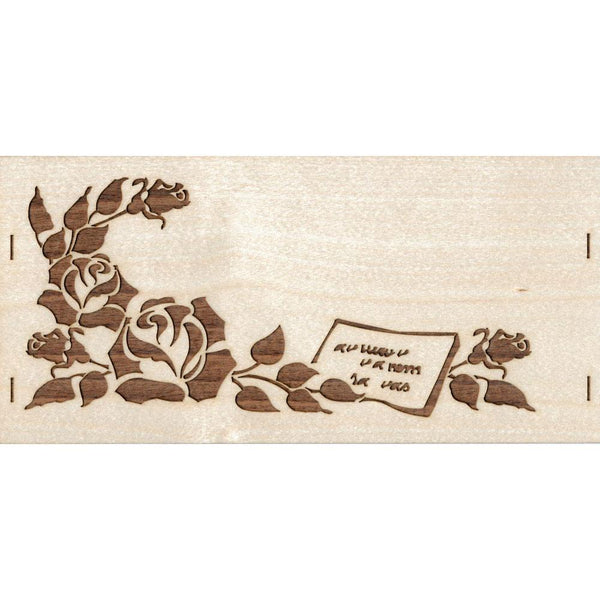 Roses Wood Card by Kuhnert GmbH