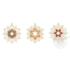 Snowflake Ornament, Walnut by Kuhnert GmbH