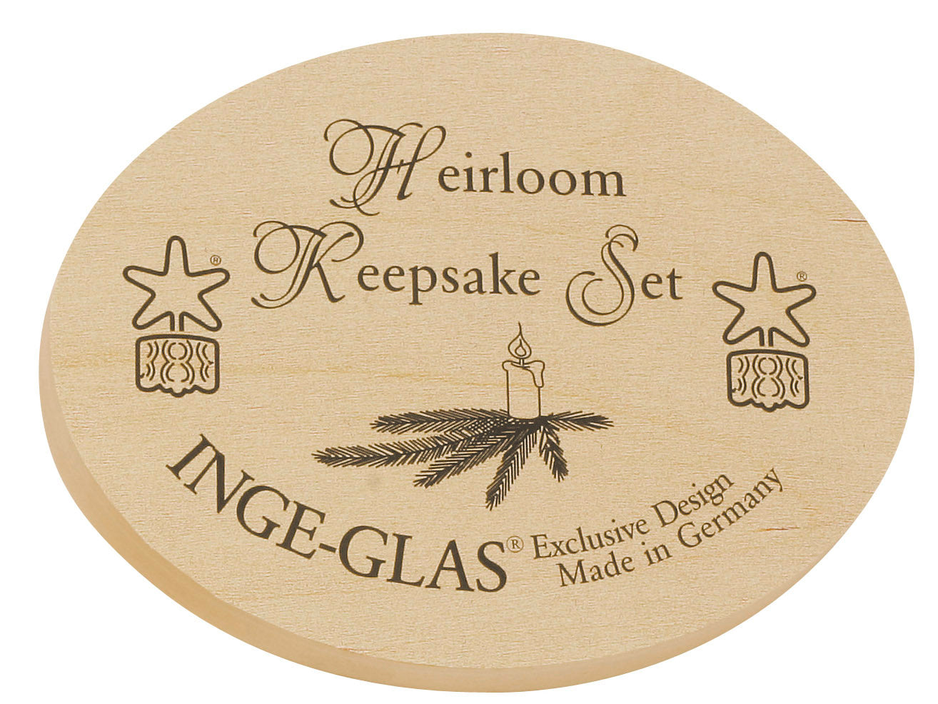 Heirloom Keepsake Ornament Set Ornament by Inge Glas of Germany