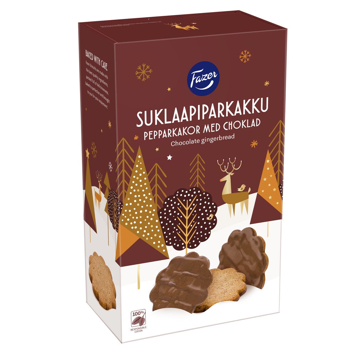 Fazer Suklaapiparkakku Chocolate Covered Gingerbread Cookies