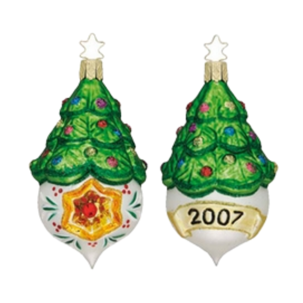 Annual Reflector Series 2007 - 2012 Boxed Ornament Set by Inge Glas of Germany
