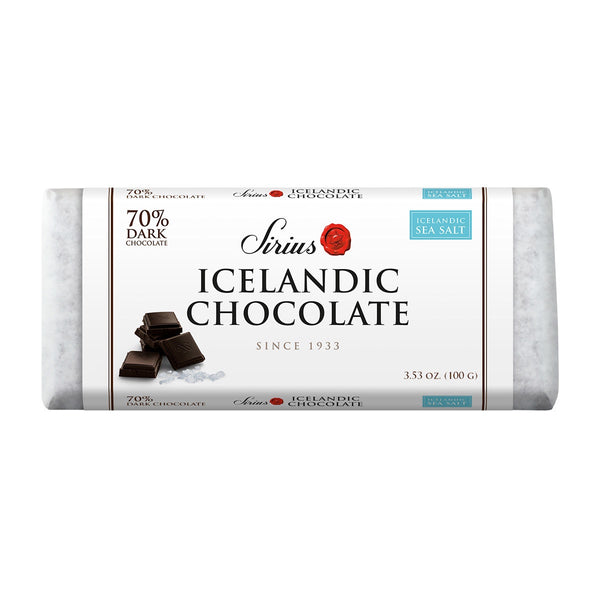 Noi Sirius Dark Chocolate Sea Salt 70% Extra Bitter 2/Pk Bar