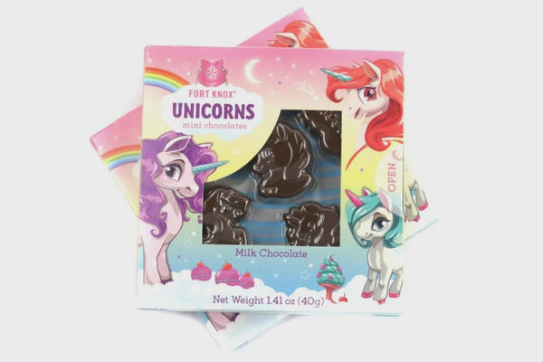 Fort Knox Unicorn Mini Milk Chocolate Box