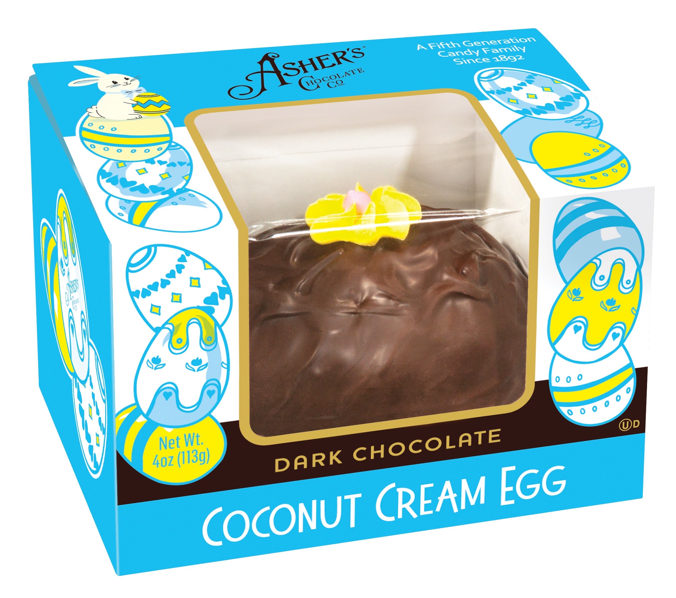 Dark Coconut Cream Egg 4oz