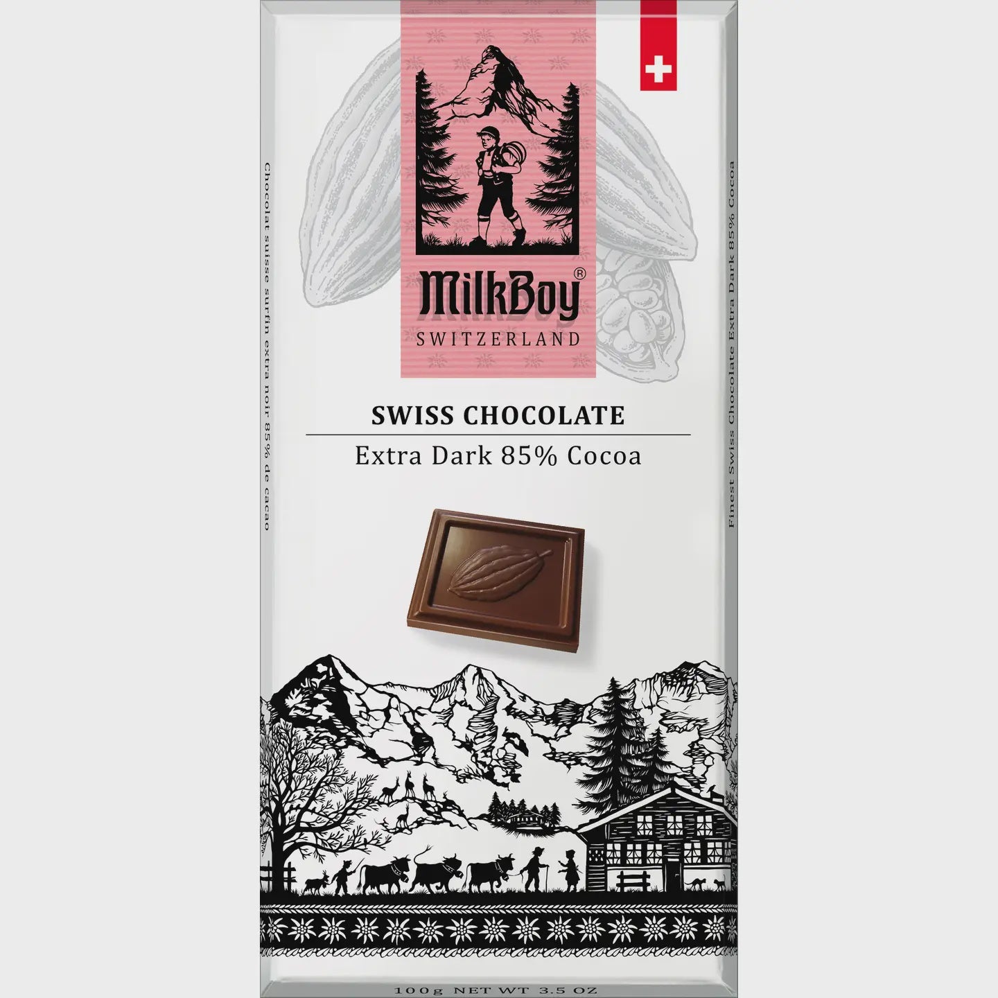 Milkboy Extra Dark Chocolate 85% Cocoa Bar