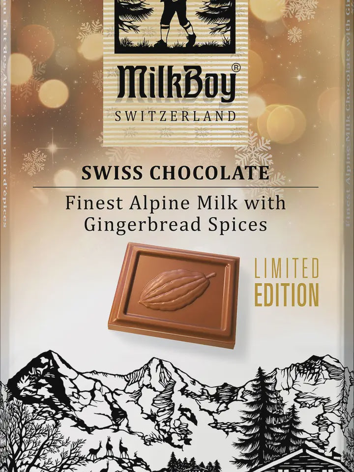 Milkboy Alpine Milk Chocolate with Gingerbread