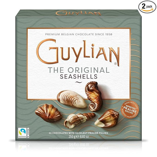 Guylian Sea Shells 20/Pc Assorted Shapes With Hazelnut Praline Filling